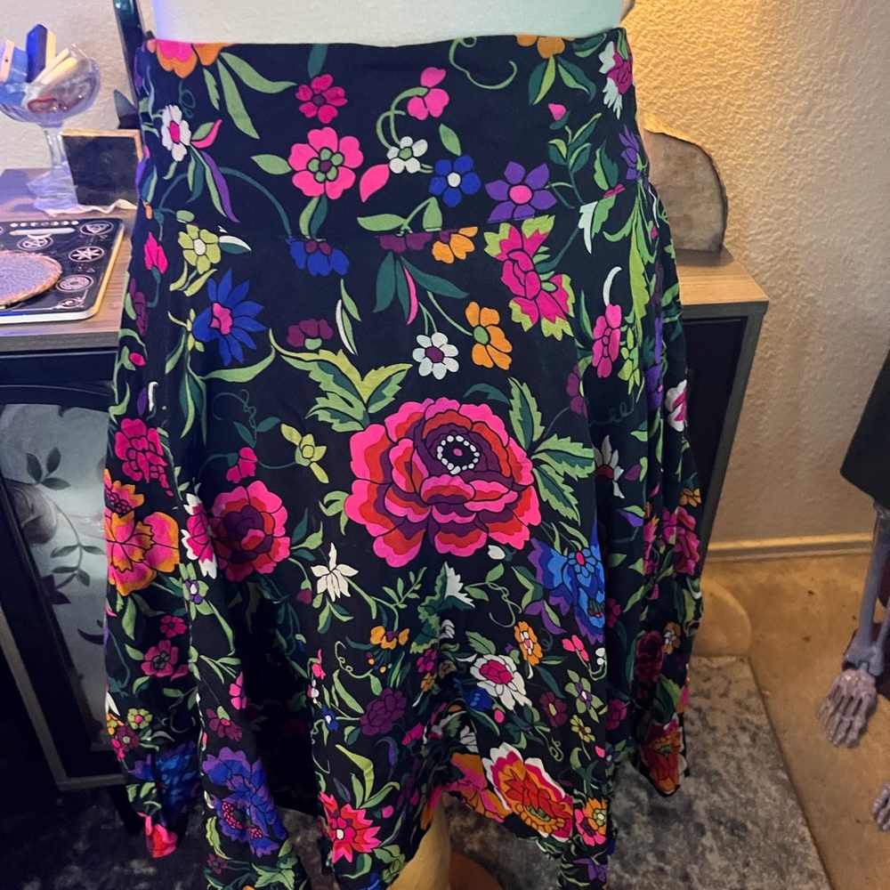 Trashy Diva Floral Skirt Sz 16